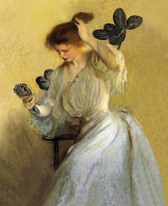 Edmund Tarbell - Allo specchio